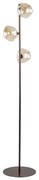 Lampada da terra LAVA 3xG9/8W/230V bronzo/beige fumé