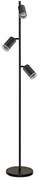 Lampada con piedistallo PARIGI 3xGU10/12W/230V nero