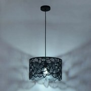 Lampadario Glamour Marotta nero E27 INSPIRE