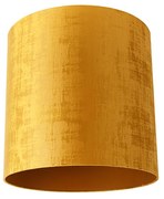 Paralume in velluto oro 40/40/40