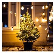 Brilagi - Ghirlanda natalizia LED da esterno 10xLED/3xAA 3,2 m IP44 bianco caldo