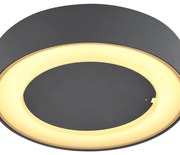 Applique LED moderno da esterno Sura nero IP54, luce bianco caldo 507 lumen, GLOBO