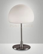 Gaia big da tavolo nichel satinato touch on/off 1 luce attacco e14
