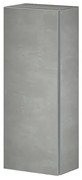Colonna bagno sospeso H. 75 cm Master grigio cemento con anta reversibile
