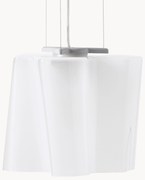 Lampada a sospensione in vetro soffiato Logico