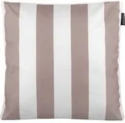 Cuscino divano righe beige 50x50 cm idrorepellente