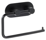 Porta carta 14,5x10 cm inox/nero