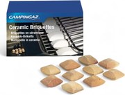 Mattonelle in ceramica per barbecue a gas distribuzione uniforme calore riduzione fiammate confezione 40 pezzi