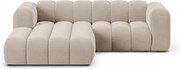 Divano angolare beige ad angolo sinistro Lupine - Micadoni Home
