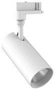 Proiettore Cilindrico Smile Alluminio Bianco Led 20W 3000K Luce Calda Cri80 24°