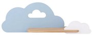 Applique LED per bambini con mensola CLOUD LED/5W/230V blu/bianco