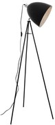 Eglo 79377 - Lampada da terra MAREPERLA 1xE27/60W/230V nera