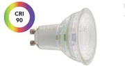 Lampadina led gu10 vetro 5w 550lm 4000k 240° 50x54mm 15000h cri90 k...