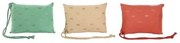 Cuscino Home ESPRIT Verde Beige Corallo 30 x 10 x 20 cm (3 Unità)