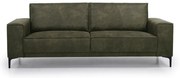 Divano in similpelle verde 224 cm Copenhagen - Scandic
