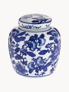 Vaso in porcellana con coperchio Annabelle, alt. 13 cm