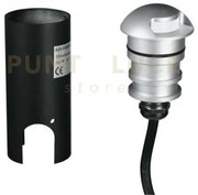 Segnapassi a incasso calpestabile led step silver dc24v 2w 170lm 30...