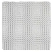 Tappeto Antiscivolo in PVC per Doccia Mosaico Bianco 54x54 cm