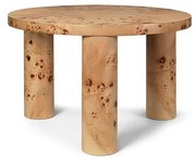 ferm LIVING - Post Coffee Table Small Poplar Burl Veneer ferm LIVING