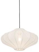 Lampada a sospensione di design seta bianca 50 cm - Plu