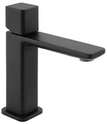 Miscelatore lavabo in ottone nero opaco con piletta click clack Lotus