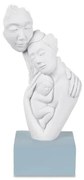 BONGELLI PREZIOSI STATUETTA FACE FAMIGLIA H 20 cm