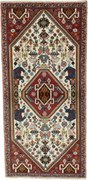 Shiraz Tappeto persiano 70 x 160 Beige (Iran) Annodato A Mano