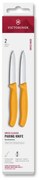 Victorinox - Set di coltelli da cucina per verdure SWISS CLASSIC, 8 cm, 2 pezzi, giallo