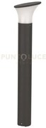 Paletto ares h.80cm nero 1 luce attcco e27 d.17,5cm
