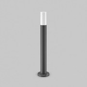 Lampada Da Terra Moderna Per Esterno Metallo Grigio 1 Luce E27 60W Ip54