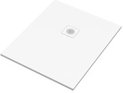 Piatto doccia SENSEA in composito minerale di resina gelificata Remix V3 bianco L 80 x L 100 x H 2.4 cm opaco