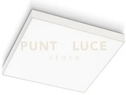 Gpl311n- plafoniera in alluminio bianca a led 4000k 4329lm 50w 50x50cm