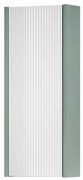Pensile bagno Niwa laccato opaco verde timo con vetro bianco, 1 anta apertura da sinistra P 17 x L 30 x H 78.5 cm