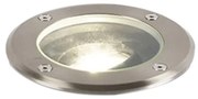 Faretto da terra esterno intelligente in acciaio inox incl. WiFi GU10 IP65 - Delux