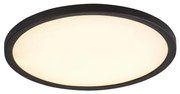 Rabalux 71096 - Plafoniera LED GONZALO 24W/230V, Ø29 cm, nero