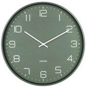 Orologio da parete verde , ø 40 cm Lofty - Karlsson