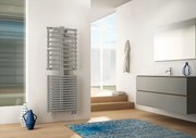 Termoarredo elettrico a fluido  GET UP 500 W  grigio perla L 55 x H 107.6 x P 7.7 cm
