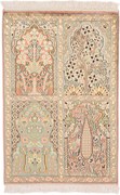 Cashmere Silk Tappeto orientale 70x100 (Indian) Annodato A Mano
