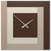 CalleaDesign Clock63 orologio da parete – Cioccolato