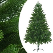 Albero di Natale Artificiale Realistico con Punte Verde, 180 cm