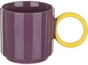 Tazza viola in porcellana 360 ml Handly