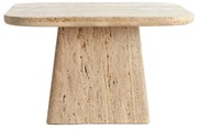 Tavolino con piano in pietra 60x60 cm Kepami - Light &amp; Living