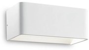 Applique Moderna Click Metallo Bianco Led 10,5W 3000K Luce Calda