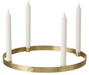 ferm LIVING - Candle Holder Circle Large Brass ferm LIVING