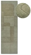 Passatoia verde in lana tessuta a mano 80x250 cm Charlotte - Villeroy&amp;Boch