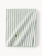 Tovaglia a righe con motivi ricamati Melony