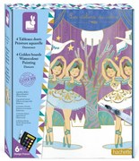 Atelier per bambini maxi - Quadretti Dorati Pittura Ad Acquerello - Ballerine