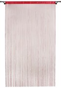 Tenda per porta rossa 100x200 cm String - Mendola Fabrics