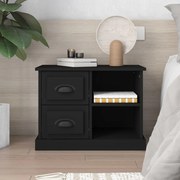 Comodino nero 60x35,5x45 cm