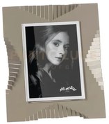 Portafoto di design riviera piccolo sabbia in ferro e polimetilmeta...